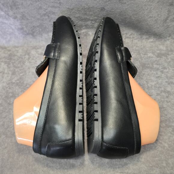 VERDASCO Black Loafers Flats Moccasin Penny Slip On Dress Work Shoes Comfort 8 - Picture 2 of 8